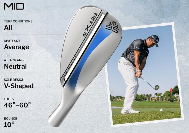 Cleveland RTX 6 ZipCore Tour Satin wedge homme, acier