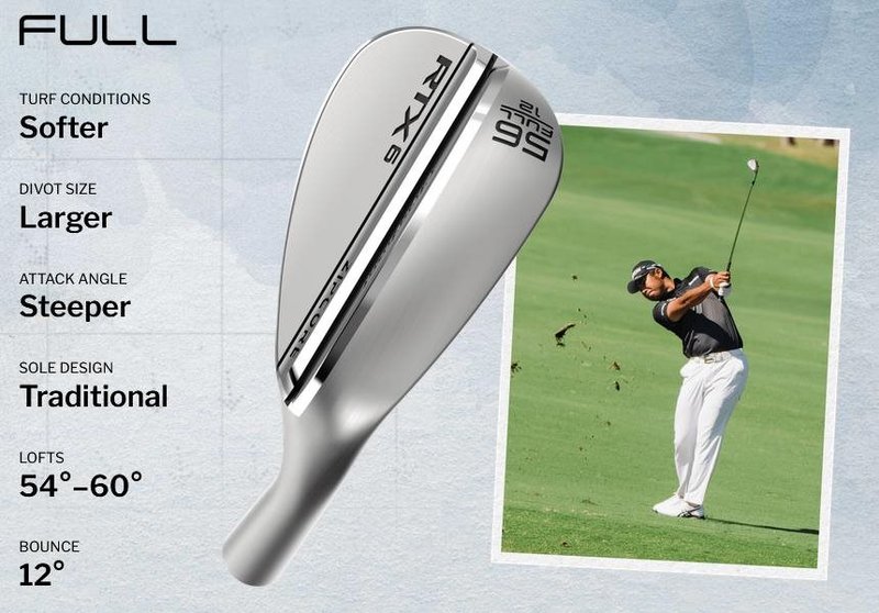 Cleveland RTX 6 ZipCore Tour Satin wedge homme, acier