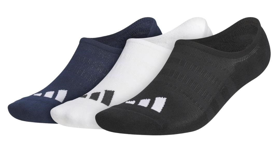 Adidas chaussettes invisibles homme (3 paires), multicolore