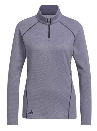 Adidas Quarter Zip femmes sweatshirt, collegiate navy