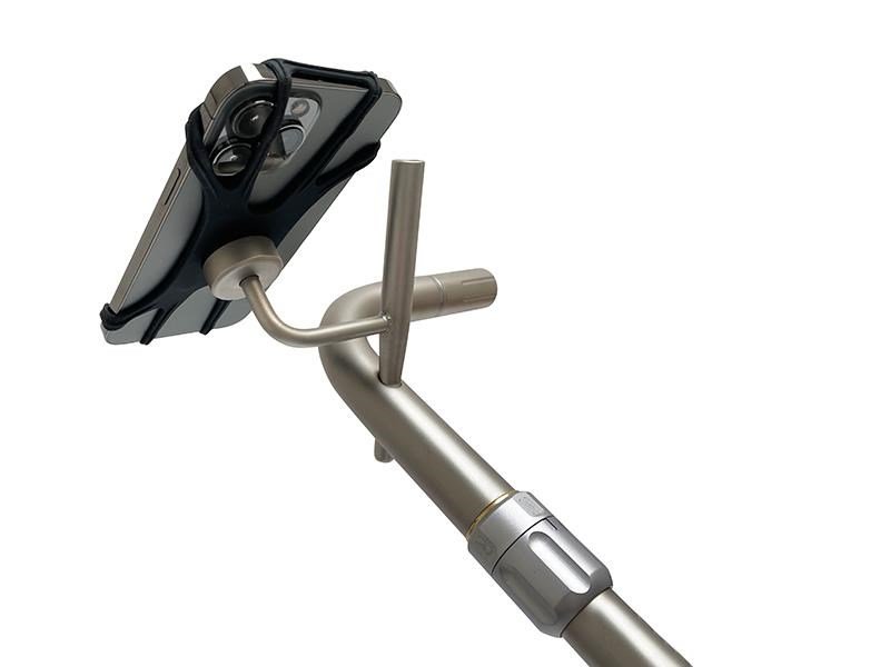 JuCad support smartphone avec extension pour parapluie