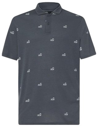 Oakley Golf Flag Pattern polo homme, dark slate