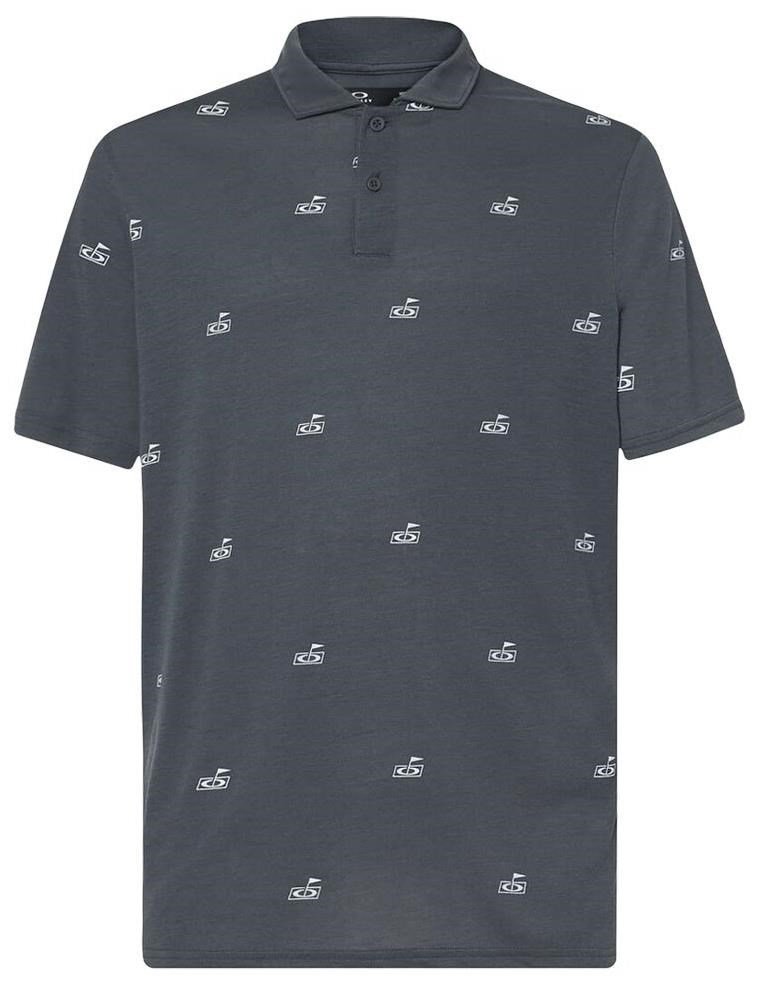 Oakley Golf Flag Pattern polo homme, dark slate