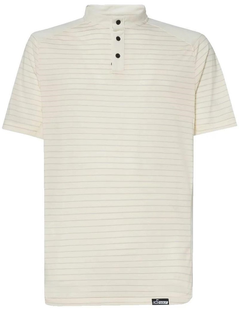 Oakley Fringe Stripe polo homme, arctic white
