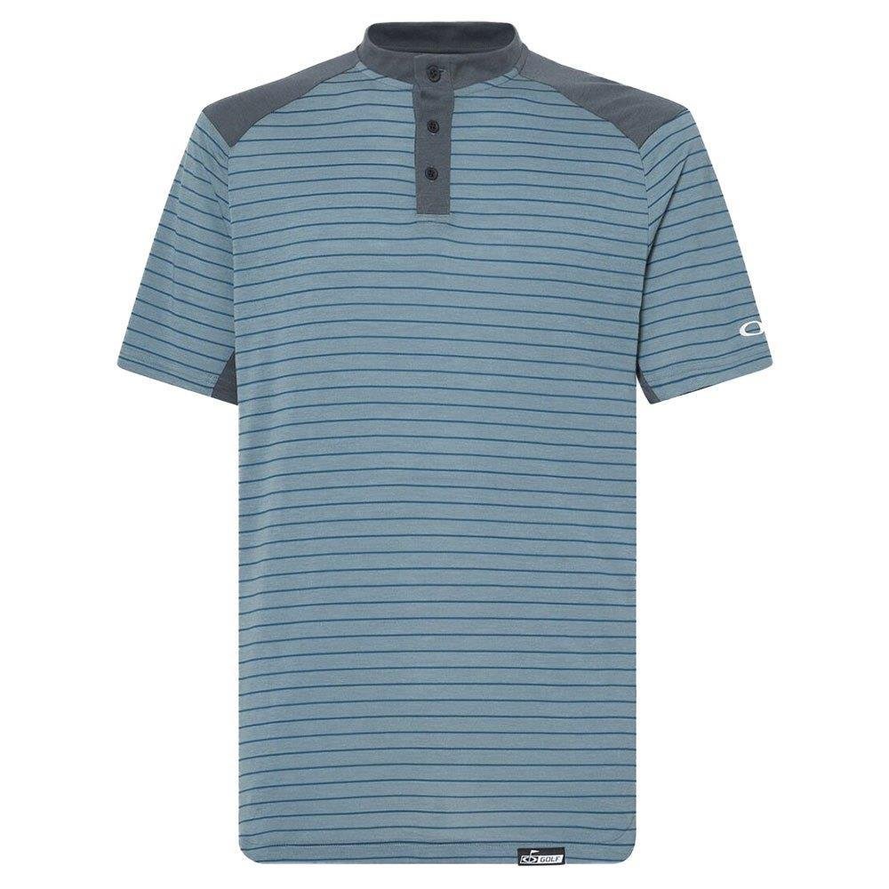 Oakley Fringe Stripe polo homme, dark slate