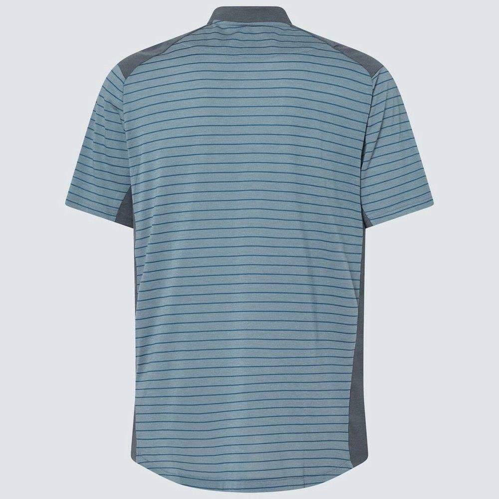 Oakley Fringe Stripe polo homme, dark slate