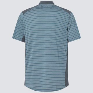 Oakley Fringe Stripe polo homme, dark slate