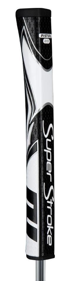 SuperStroke Zenergy Pistol GT 2.0 grip de putter, noir/blanc
