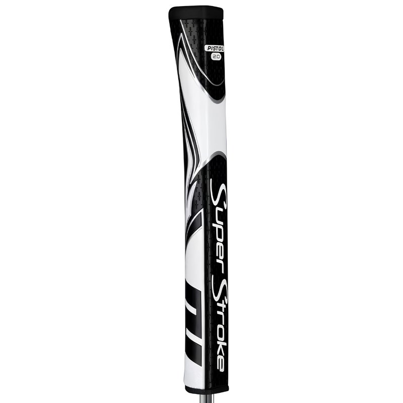 SuperStroke Zenergy Pistol GT 2.0 grip de putter, noir/blanc
