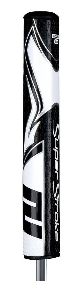 SuperStroke Zenergy Tour 5.0 grip de putter, noir/blanc