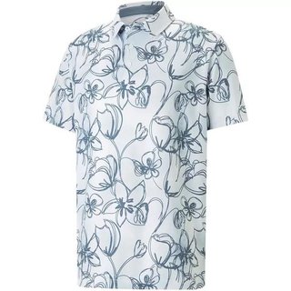 Puma Cloudspun Stems polo homme, white/evening sky