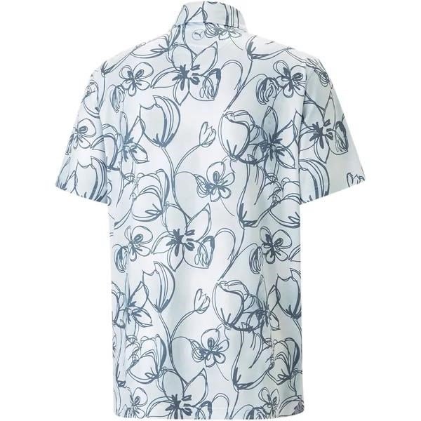 Puma Cloudspun Stems polo homme, white/evening sky