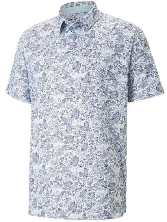 Puma Mattr Seaplanes polo homme, navy blazer/tropical aqua