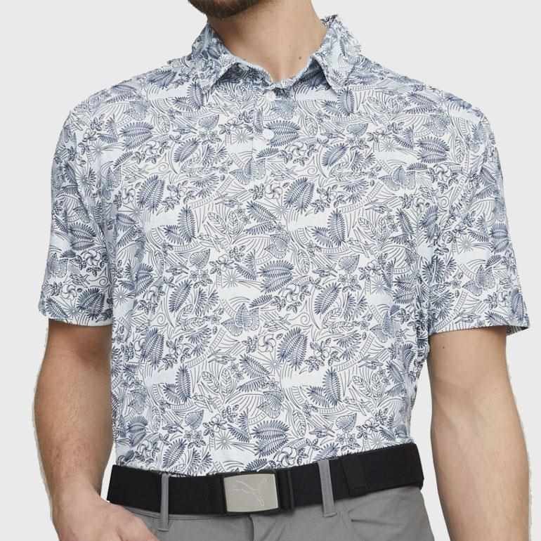 Puma Mattr Seaplanes polo homme, navy blazer/tropical aqua