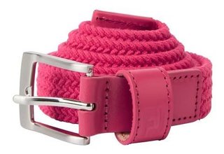 FootJoy Women's Braided ceinture femme, rose vif