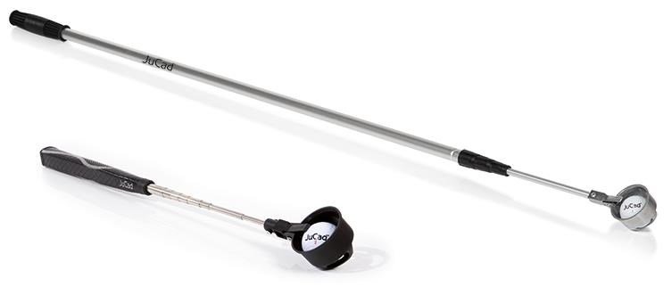 JuCad récupérateur de balles télescopique en acier inoxydable 6,5' (2m)
