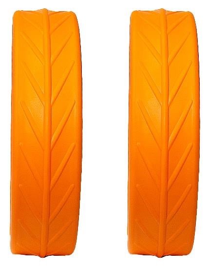 JuCad Pneus pour roues arrière (2 pneus pour roues arrière JuCad), orange
