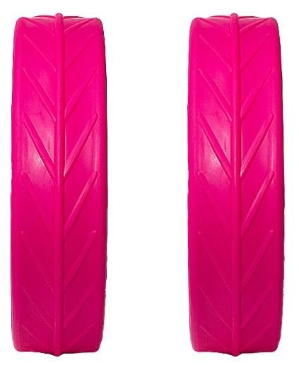 JuCad Tyres for Rear Wheels (2 pneus pour roues arrière JuCad), rose