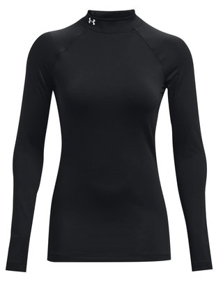 Under Armour Authentics Mockneck sous-vêtement thermique femme, noir