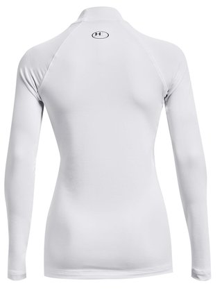 Under Armour Authentics Mockneck sous-vêtement thermique femme, blanc