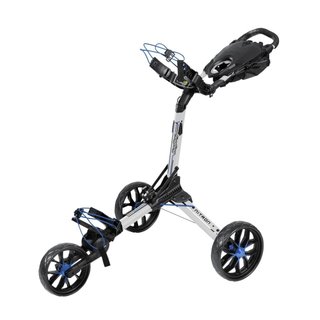 Bag Boy Nitron Auto-Open chariot manuel, blanc/cobalt