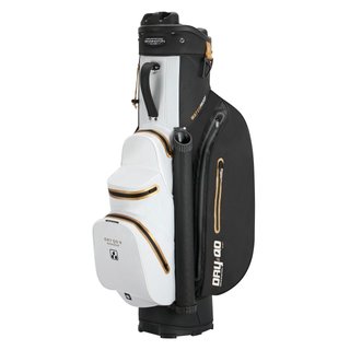 Bennington Dry QO 9 cart bag imperméable, noir/blanc/or