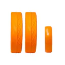 JuCad tires - 2 roues arrière, 1 roue avant, orange