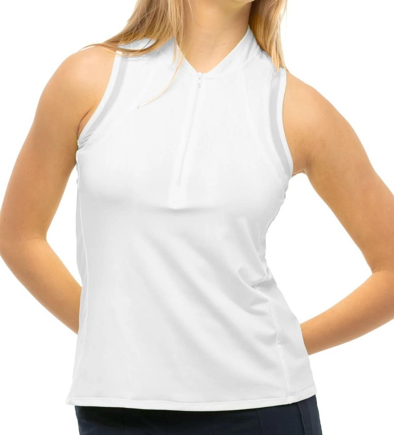 Lucky in Love My Favorite polo sans manches femme, blanc