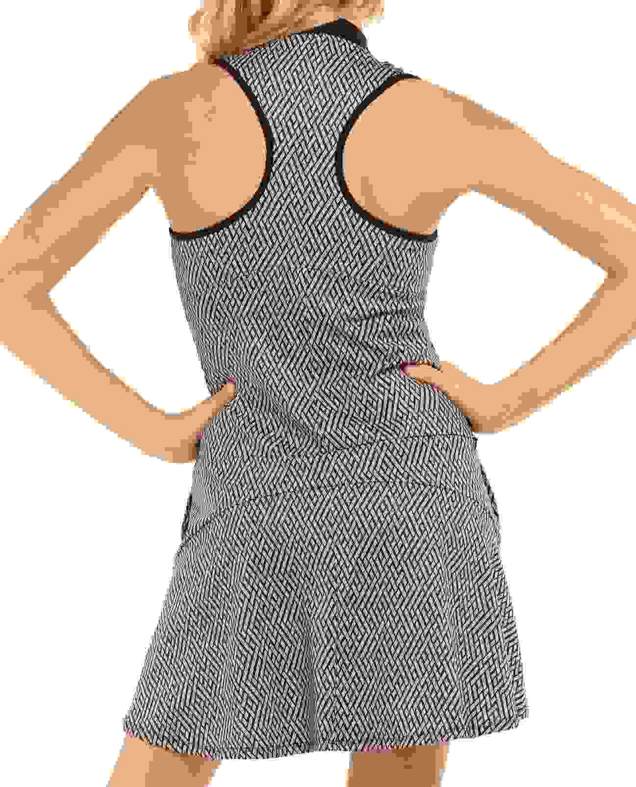 Lucky in Love Thatch Me Later robe de golf, noir/blanc