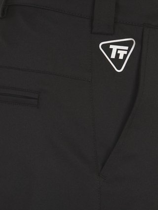 Tony Trevis mens pants slim fit pantalon homme, noir