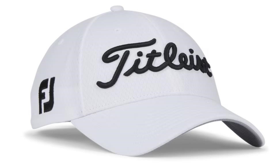 Titleist Tour Elite casquette homme, blanc/noir