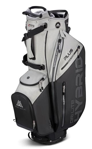 Big Max Dri Lite Hybrid Plus sac de golf à trépied, gris/noir