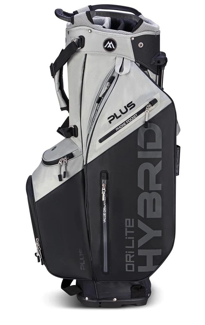 Big Max Dri Lite Hybrid Plus sac de golf à trépied, gris/noir