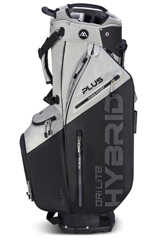 Big Max Dri Lite Hybrid Plus sac de golf à trépied, gris/noir