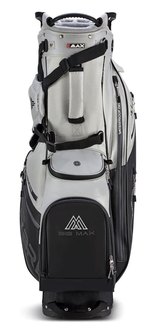 Big Max Dri Lite Hybrid Plus sac de golf à trépied, gris/noir