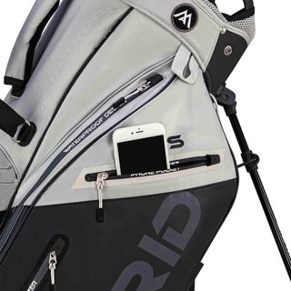 Big Max Dri Lite Hybrid Plus sac de golf à trépied, gris/noir