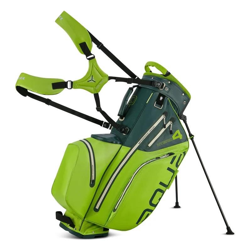 Big Max AQUA Hybrid 4 sac de golf à dos, forest green/lime
