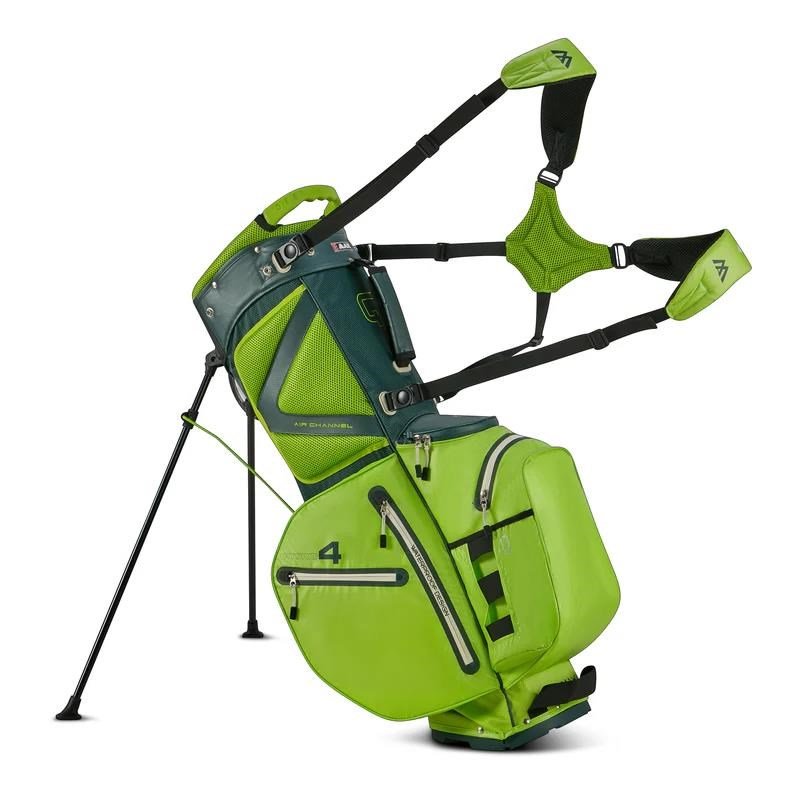 Big Max AQUA Hybrid 4 sac de golf à dos, forest green/lime