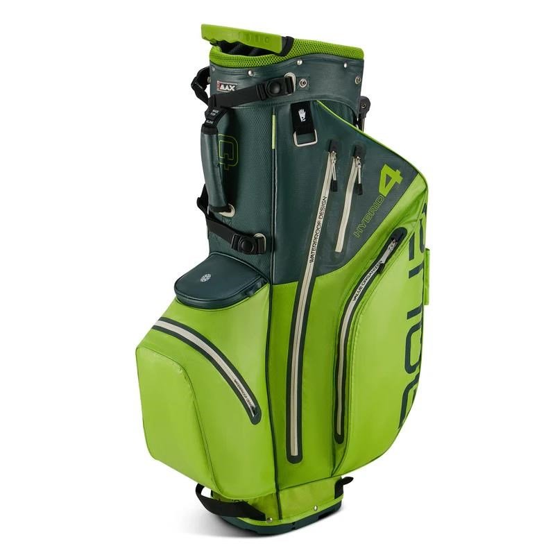 Big Max AQUA Hybrid 4 sac de golf à dos, forest green/lime