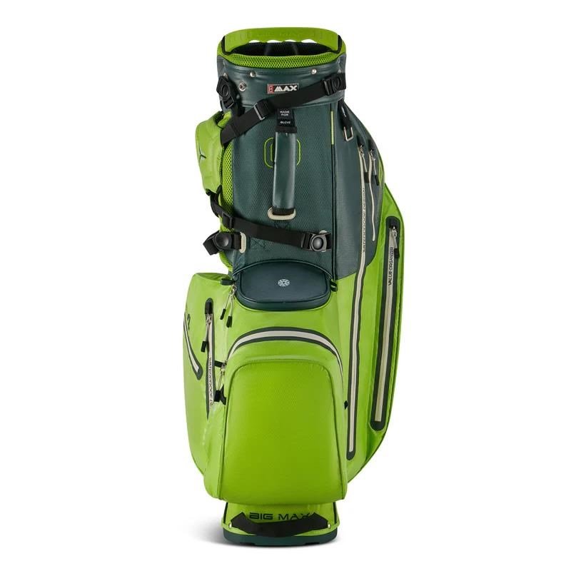 Big Max AQUA Hybrid 4 sac de golf à dos, forest green/lime