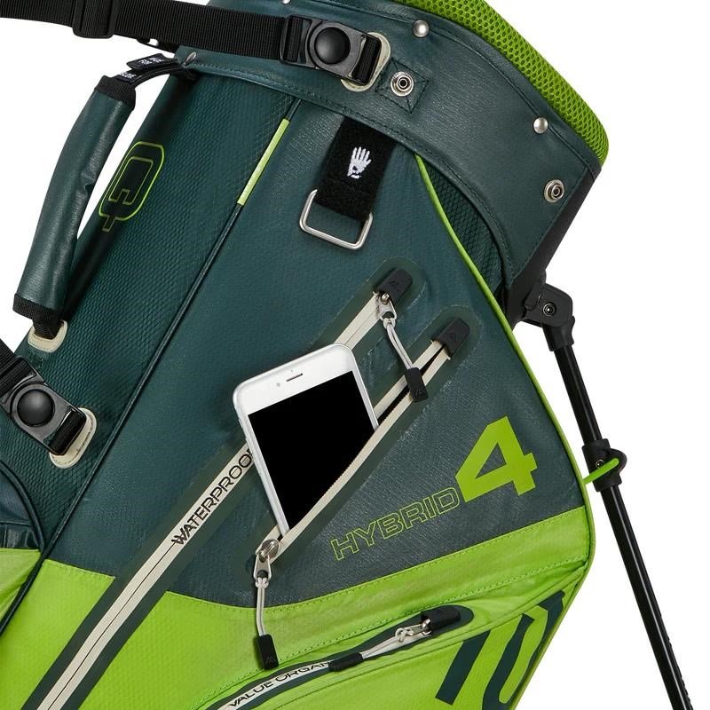 Big Max AQUA Hybrid 4 sac de golf à dos, forest green/lime