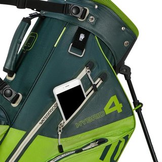 Big Max AQUA Hybrid 4 sac de golf à dos, forest green/lime