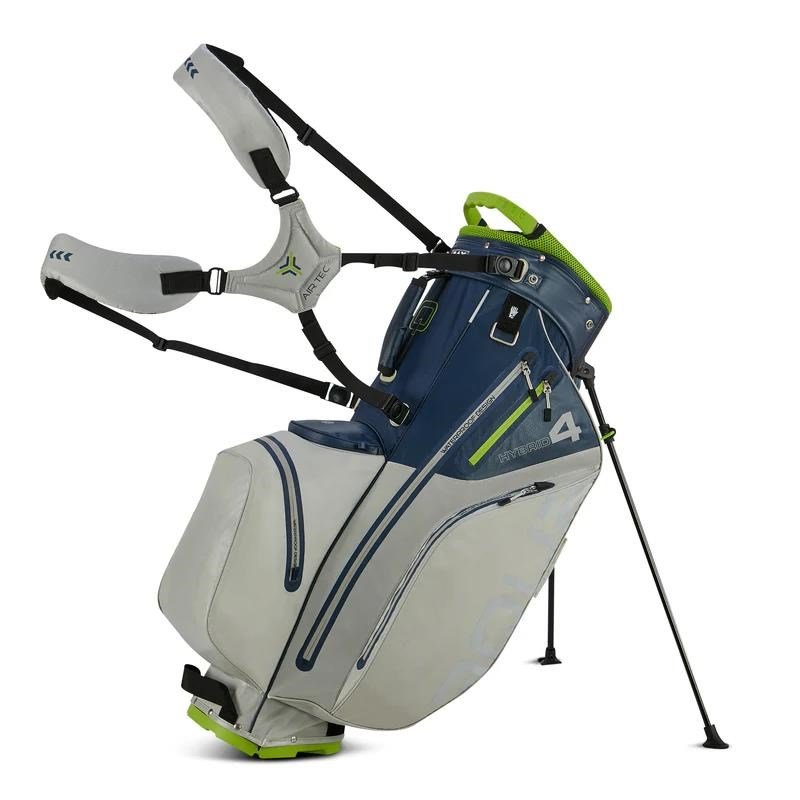 Big Max Big Max AQUA Hybrid 4 stand bag, navy/grey/lime