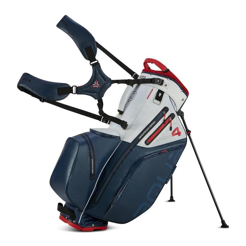 Big Max AQUA Hybrid 4 sac de golf à dos, navy/white/red