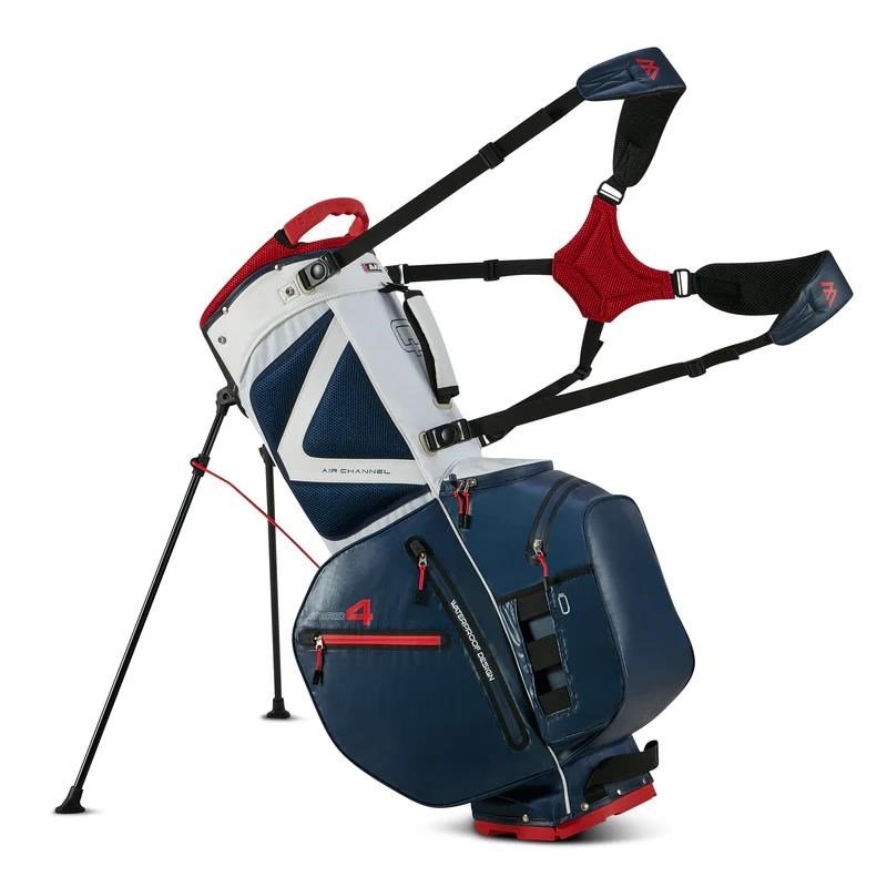 Big Max AQUA Hybrid 4 sac de golf à dos, navy/white/red
