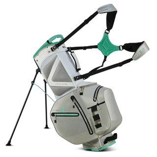 Big Max AQUA Hybrid 4 stand bag, blanc/gris/menthe