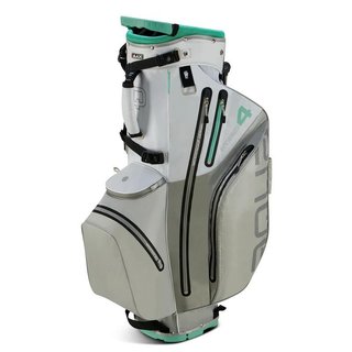 Big Max AQUA Hybrid 4 stand bag, blanc/gris/menthe