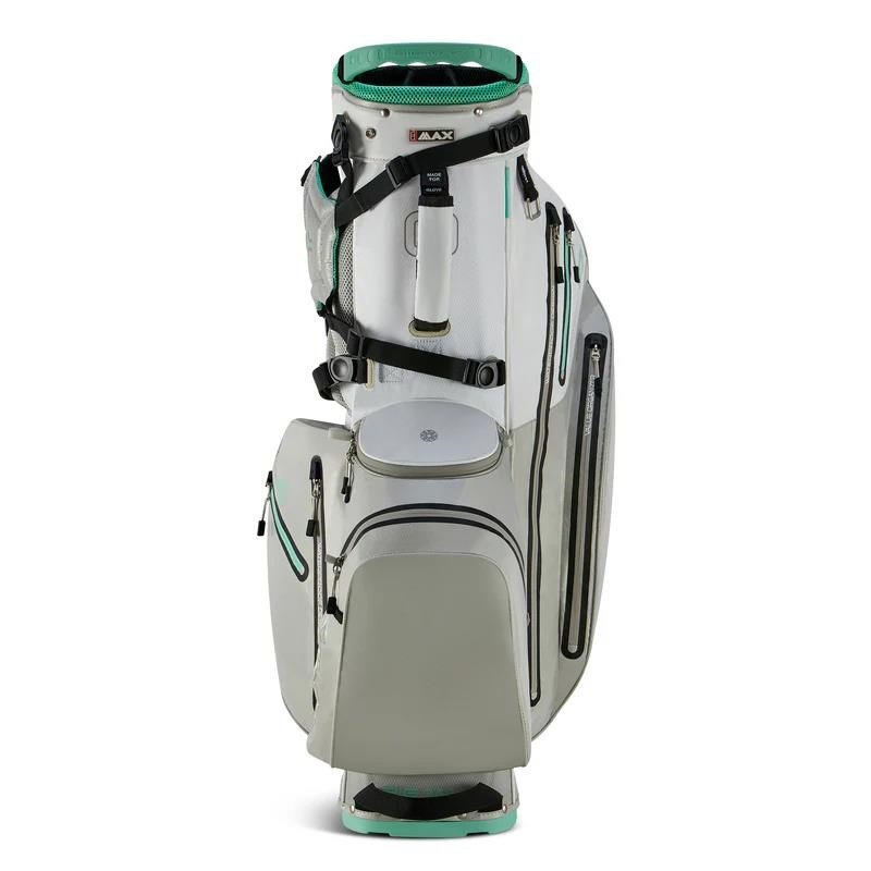Big Max AQUA Hybrid 4 stand bag, blanc/gris/menthe