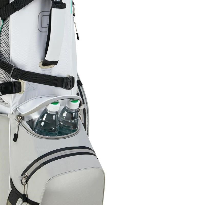 Big Max AQUA Hybrid 4 stand bag, blanc/gris/menthe