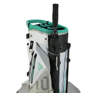 Big Max AQUA Hybrid 4 stand bag, blanc/gris/menthe